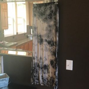 Boho side slit skirt